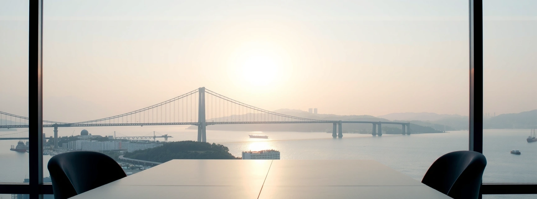 Bosphorus view from office